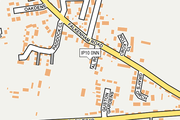 IP10 0NN map - OS OpenMap – Local (Ordnance Survey)