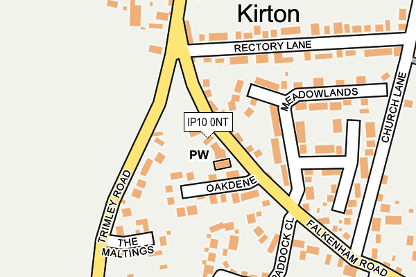 IP10 0NT map - OS OpenMap – Local (Ordnance Survey)