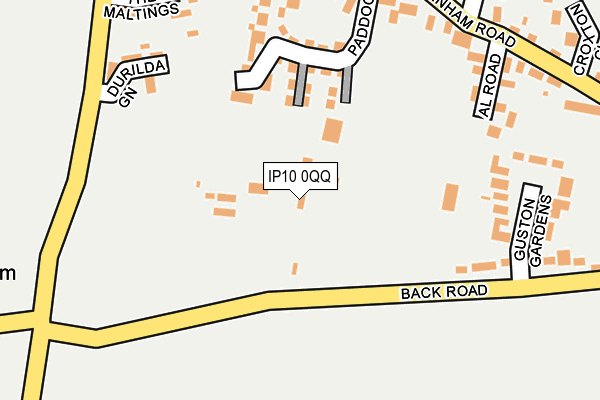 IP10 0QQ map - OS OpenMap – Local (Ordnance Survey)