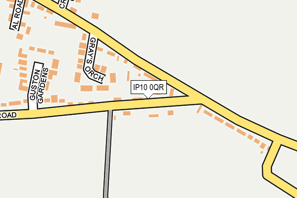 IP10 0QR map - OS OpenMap – Local (Ordnance Survey)