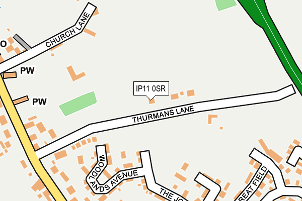 Map of LKM PROPERTIES LTD at local scale