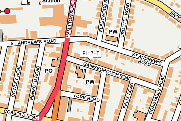 Map of KNIGHT ROADWORKS (2010) LIMITED at local scale