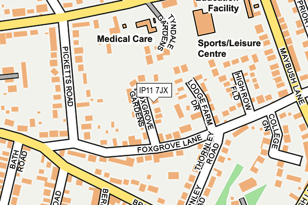 Map of CVCUK LIMITED at local scale