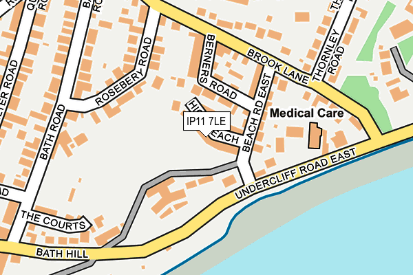 Map of STEAMBOAT CREATIVE LTD at local scale