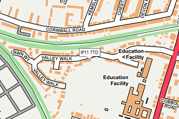 Map of PARKSIDE HOUSING LIMITED at local scale