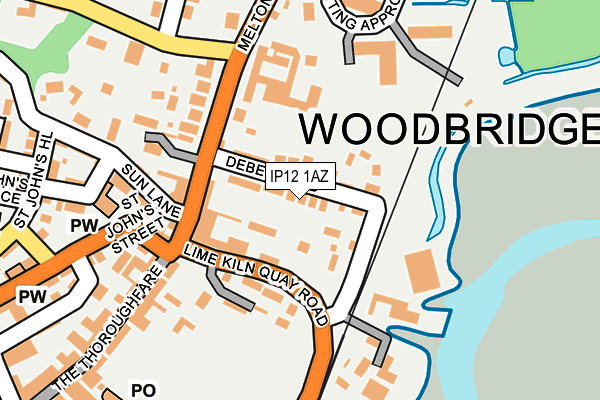 Map of GERALD WEIR ENTERPRISES (WOODCRAFT) LIMITED at local scale