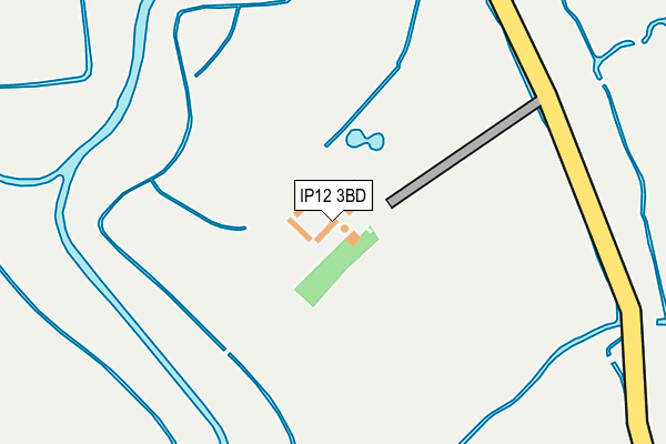 IP12 3BD map - OS OpenMap – Local (Ordnance Survey)