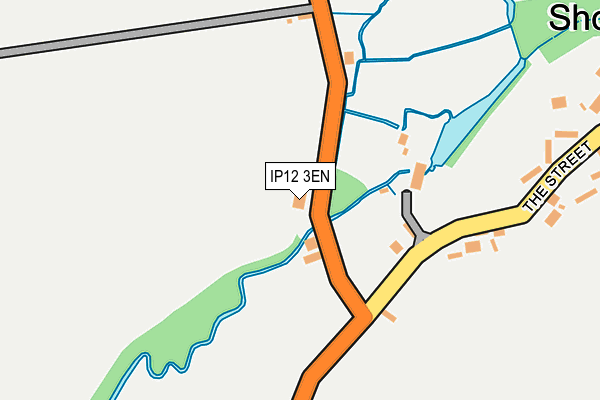 IP12 3EN map - OS OpenMap – Local (Ordnance Survey)