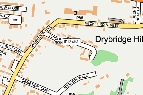 Map of BRIE HARRISON LIMITED at local scale