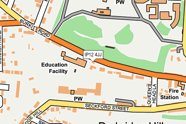 Map of SMJ SURVEYING LTD at local scale