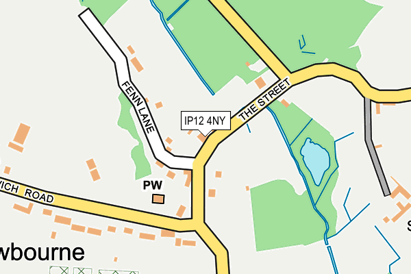 Map of JULIE FOSTER LTD. at local scale