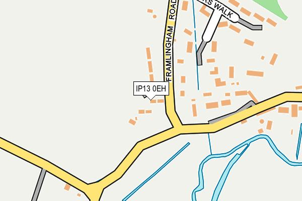 IP13 0EH map - OS OpenMap – Local (Ordnance Survey)