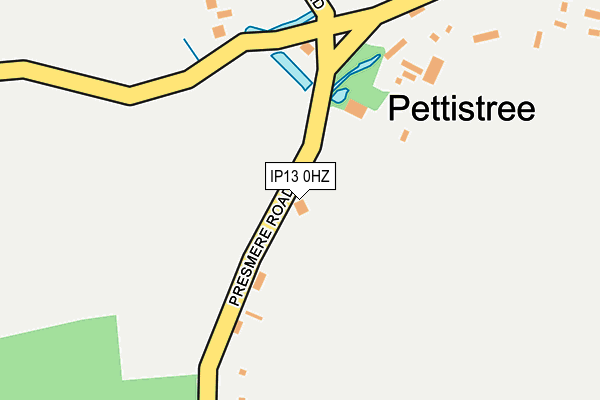 Map of PETTISTREE PROJECT MANAGEMENT LIMITED at local scale
