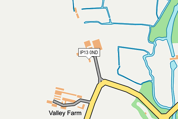 IP13 0ND map - OS OpenMap – Local (Ordnance Survey)