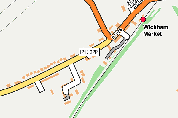 IP13 0PP map - OS OpenMap – Local (Ordnance Survey)