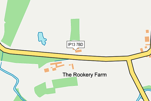 IP13 7BD map - OS OpenMap – Local (Ordnance Survey)