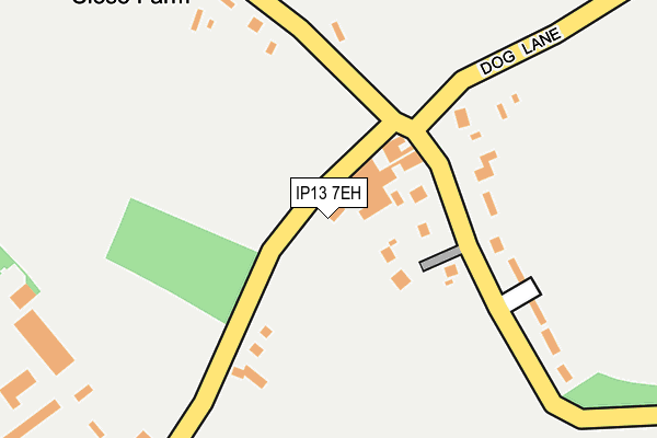 IP13 7EH map - OS OpenMap – Local (Ordnance Survey)