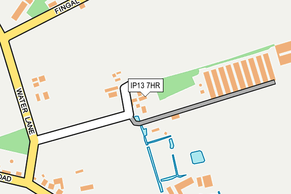 IP13 7HR map - OS OpenMap – Local (Ordnance Survey)