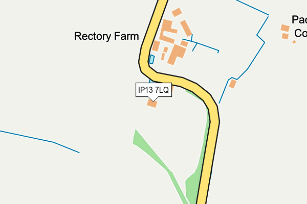 IP13 7LQ map - OS OpenMap – Local (Ordnance Survey)
