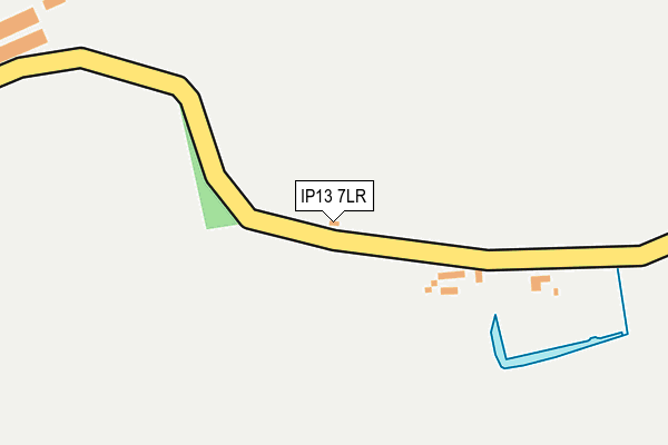 IP13 7LR map - OS OpenMap – Local (Ordnance Survey)