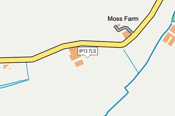 IP13 7LS map - OS OpenMap – Local (Ordnance Survey)