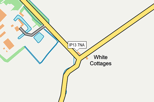 IP13 7NA map - OS OpenMap – Local (Ordnance Survey)