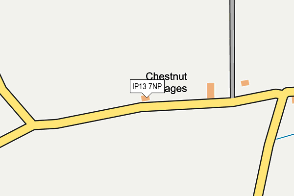 IP13 7NP map - OS OpenMap – Local (Ordnance Survey)