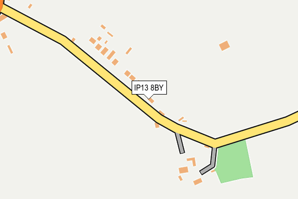 IP13 8BY map - OS OpenMap – Local (Ordnance Survey)