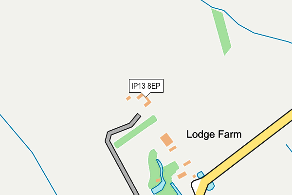 IP13 8EP map - OS OpenMap – Local (Ordnance Survey)