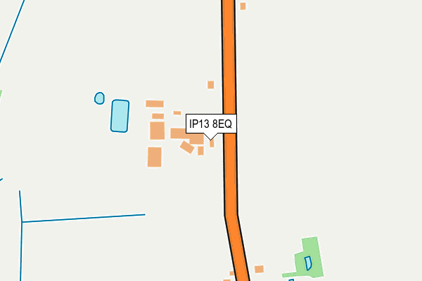 IP13 8EQ map - OS OpenMap – Local (Ordnance Survey)