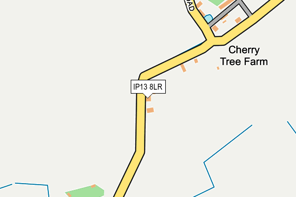 IP13 8LR map - OS OpenMap – Local (Ordnance Survey)