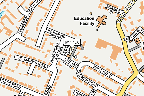 Map of HSJJ PROPERTIES LIMITED at local scale
