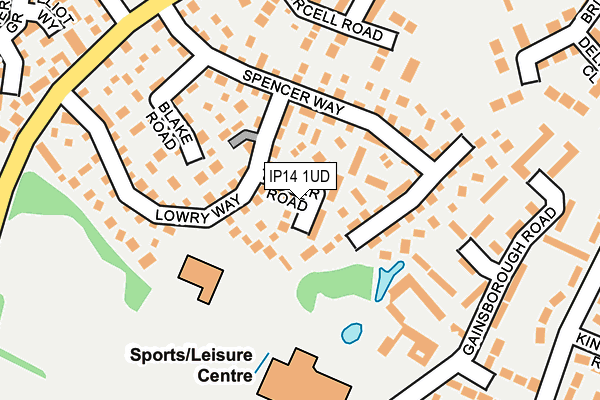 Map of MEDSPARES LTD at local scale
