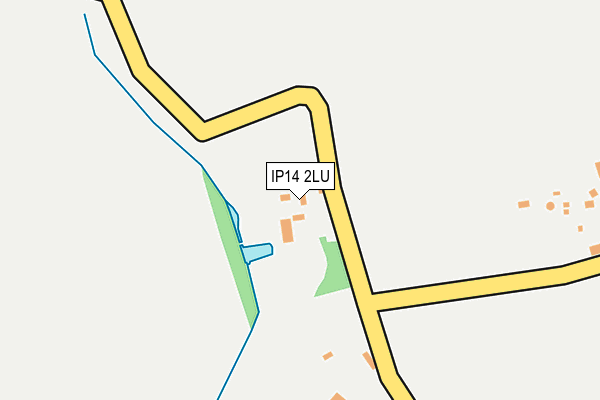 IP14 2LU map - OS OpenMap – Local (Ordnance Survey)