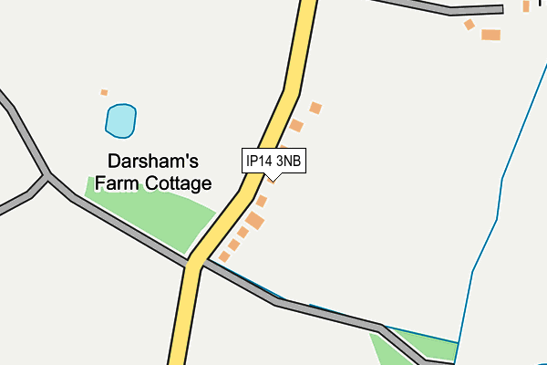 IP14 3NB map - OS OpenMap – Local (Ordnance Survey)