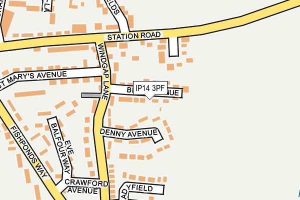 Map of I S L PROPERTY LTD at local scale