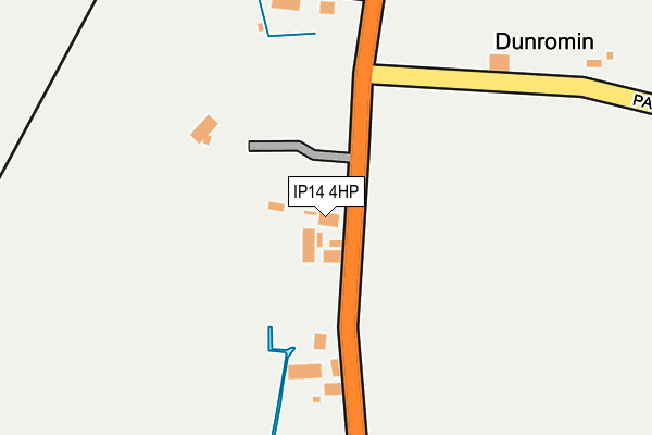 IP14 4HP map - OS OpenMap – Local (Ordnance Survey)