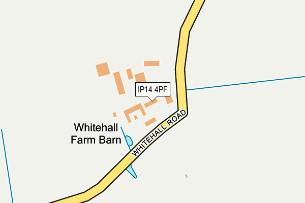 IP14 4PF map - OS OpenMap – Local (Ordnance Survey)