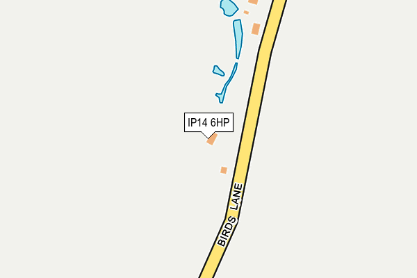 IP14 6HP map - OS OpenMap – Local (Ordnance Survey)