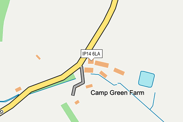 Map of DEBENHAM GARAGE LIMITED at local scale