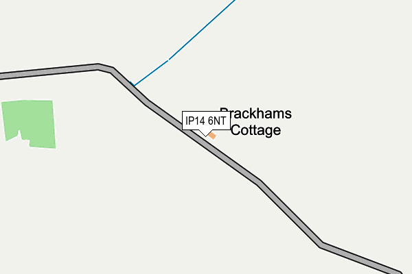 IP14 6NT map - OS OpenMap – Local (Ordnance Survey)