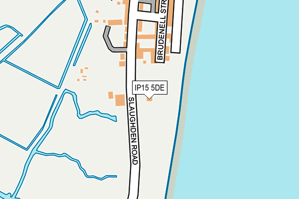 IP15 5DE map - OS OpenMap – Local (Ordnance Survey)