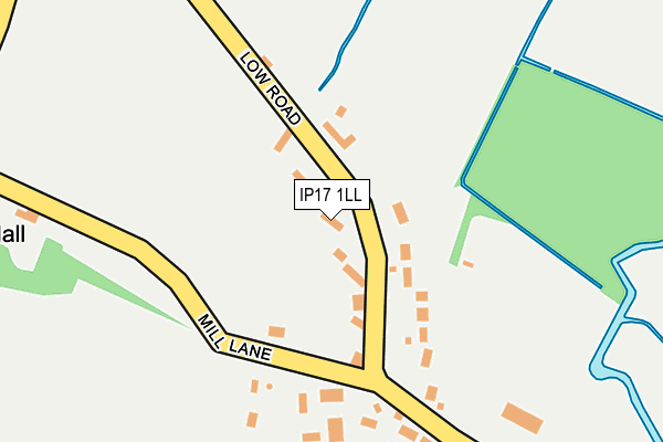 IP17 1LL map - OS OpenMap – Local (Ordnance Survey)