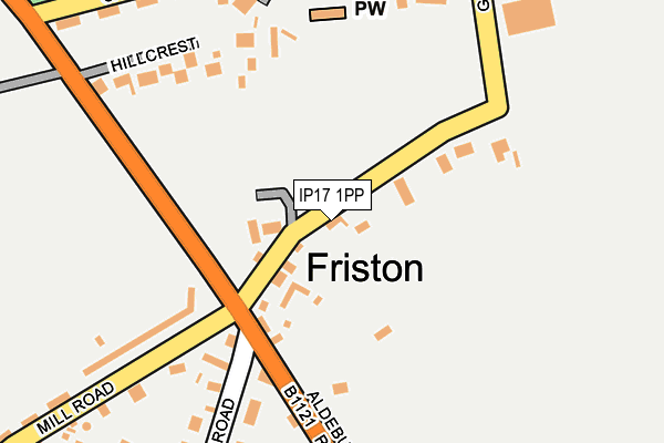 Map of FULVENS LTD at local scale