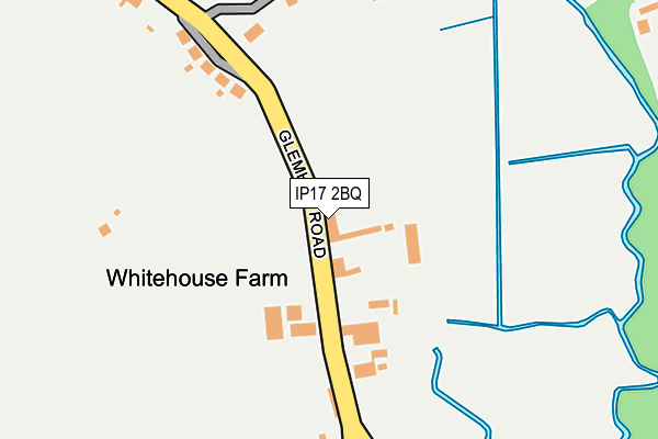 IP17 2BQ map - OS OpenMap – Local (Ordnance Survey)