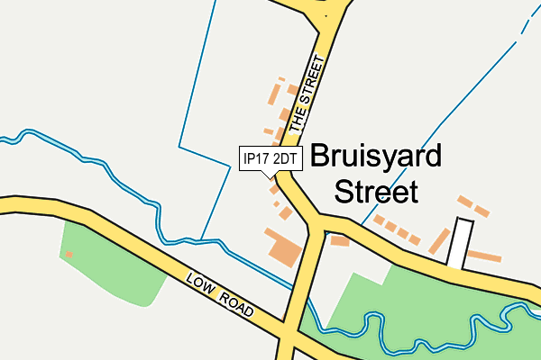 IP17 2DT map - OS OpenMap – Local (Ordnance Survey)