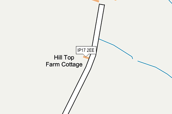 IP17 2EE map - OS OpenMap – Local (Ordnance Survey)