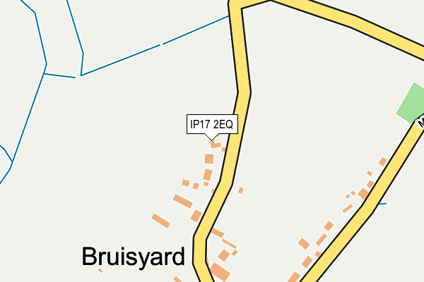 IP17 2EQ map - OS OpenMap – Local (Ordnance Survey)