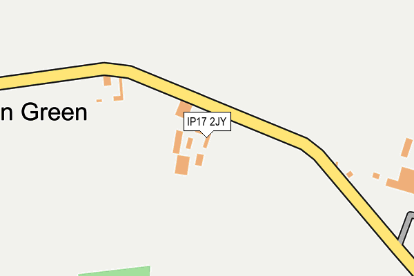 IP17 2JY map - OS OpenMap – Local (Ordnance Survey)