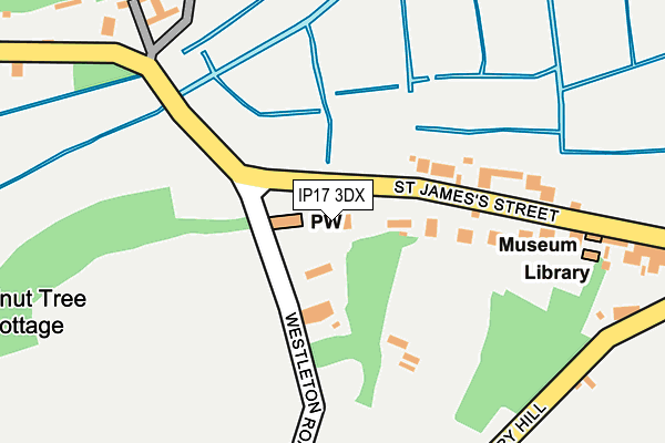 IP17 3DX map - OS OpenMap – Local (Ordnance Survey)